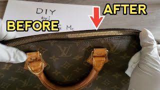 DIY With Me | Polishing Louis Vuitton Zipper | How to remove tarnish on Louis Vuitton hardware