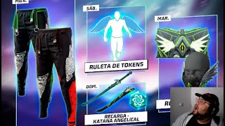 Nueva Agenda Semanal de FREE FIRE - Angelicales Verdes, Ruleta de Tokens, Torre de Tokens y Más!