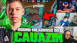 ROUND MILAGROSO DO CAUAZIN QUE SALVOU A LOUD ! REAÇÃO DOS STREAMERS LOUD VS EG