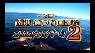 【 釣り記録 029 】サクッと１分ちょい  南港 魚つり園護岸 2022年10月中旬