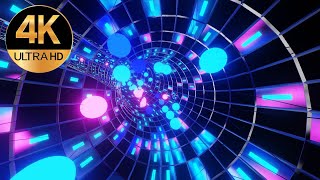 10 Hour 4k TV VJ LOOP Relaxing NEON Blue Pink Color Abstract Background Video loop, Screensaver