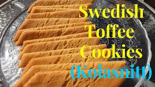 Swedish Toffee Cookies