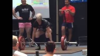 CFC Coach Kim LaPlante sets new national record with 424# deadlift!