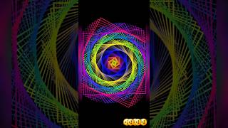 😱Python Turtle Gone Crazy🔥 Hypnotic Spiral Art You Can’t Ignore! #coding #shorts #python #art #crazy