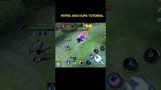 POPOL AND KUPA TUTORIAL FOR BEGINNERS BY@Badsoul19xx#youtubeshorts#mobilelegends#mlbbtutorial