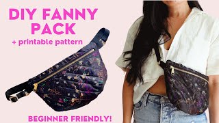 DIY Fanny Pack | Easy and Beginner Friendly with Pattern