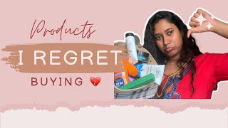 Do you know why I regret buying these products💔🥲|SadhvikaReddy |skincare |Makeup