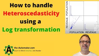 How to handle Heteroscedasticity using Log transformation