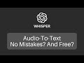 Python Audio-to-text: OpenAI Whisper Accuracy Test