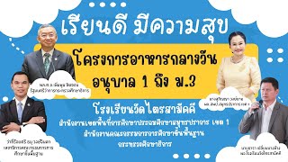 โครงการอาหารกลางวันสำหรับโรงเรียนขยายโอกาส โรงเรียนวัดไตรสามัคคี สพป.สมุทรปราการ เขต 1