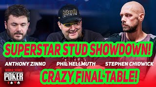 Phil Hellmuth Headlines WSOP 2021 $10,000 Seven Card Stud Championship Final Table