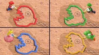 Mario Party Superstars Minigames - Mario Vs Luigi Vs Peach Vs Yoshi (Master Cpu)