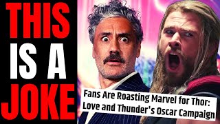 Marvel Gets DESTROYED For Thor Love And Thunder Oscar Nominations | Disney Thinks They Deserve It!