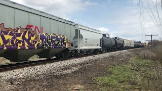 CN L568 GP38-2's 4705 4907 CN Guelph Subdivision Town Of Baden Ontario Canada Former GMTX Locomotive