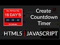 Create a Countdown Timer Easily | HTML | JavaScript