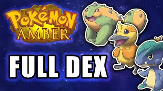FULL DEX - Pokemon Amber - Complete Fakedex