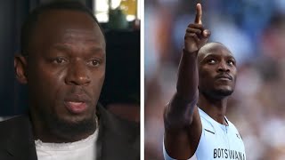 Usain Bolt REACT To Letsile Tebogo Winning 200m Final At Paris Olympics