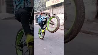 fat bike Wheelie 🔥🔥 #rvridervlog #trending #viralvideo