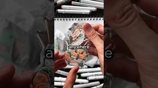 Turn Your Art into KEYCHAINS!! 🍣🎨 #arttutorial