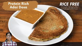 Protein-Rich Adai Dosa | A Nutritious, Rice-Free Delight!