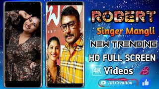 Kanne Adhiridhi Robert Movie Telagu Song | Singer Mangli | Full Screen Whatsapp Status Videos