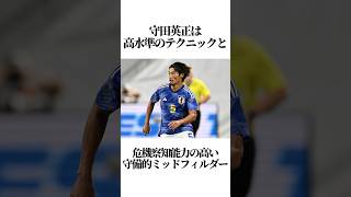 【守田英正】に関する雑学#shorts #守田英正 #雑学 #サッカー #日本代表