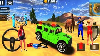 Polis Arabası Oyunları🚚(Hummer)Police Drift Car Driving Simulator🚍पुलिस कार ड्राइविंग 🚚Android Games