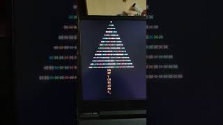 Christmas tree by c programming language.. 🥳🫠🥳