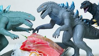 【エメゴジ】元祖マグロ食ってるようなのが最高すぎる件【ジラと比較】GODZILLA 1998 怪獣とは？動物とは？ムービーモンスターシリーズ