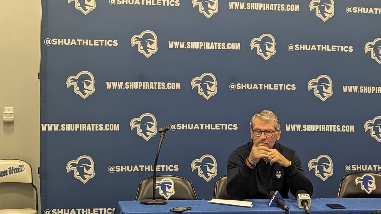 Post Game Press Conference With UConn Huskies Head Coach Geno Auriemma ...