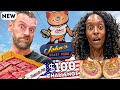 Brits Try $100 Philadelphia Food CHALLENGE!! Roast Pork | Hoagies | Tomato Pie And More!