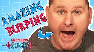 World's Loudest Burp - Science for kids | Body Parts | Experiments for kids | Operation Ouch
