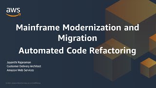 Migrate mainframe applications to AWS using automated code refactoring - AWS Virtual Workshop