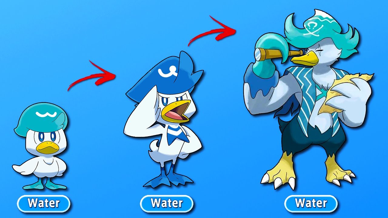 Alternate Starter Evolutions Scarlet And Violet (Gen 9) - YouTube