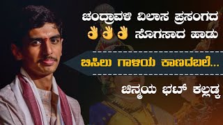 ಬಿಸಿಲು ಗಾಳಿಯ ಕಾಣದಬಲೆ - ಚಿನ್ಮಯ ಭಟ್ ಕಲ್ಲಡ್ಕ | ಚಂದ್ರಾವಳಿ ವಿಲಾಸದ ಸೊಗಸಾದ ಹಾಡು | ಹನುಮಗಿರಿ ಮೇಳ | Yakshagana