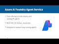 Creating your very first Azure AI Foundry Agent