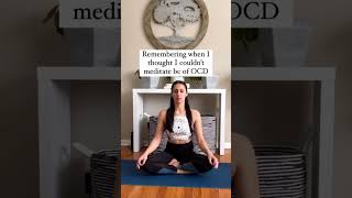 You can still meditate with OCD and it can even help! #ocd #mentalhealth #meditation #mindbodysoul
