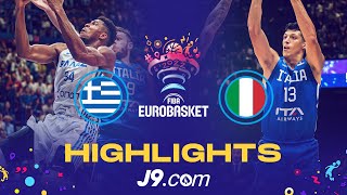 Greece 🇬🇷 - Italy 🇮🇹 | Game Highlights - FIBA #EuroBasket 2022