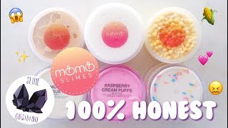 $100 SLIME OBSIDIAN \u0026 MOMO SLIMES FAMOUS SLIME SHOP REVIEW!