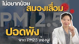 ไม่อยากป่วย สมองเสื่อม ปอดพังจาก PM2.5 ต้องดู!