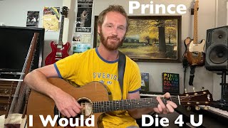 How to Play - Prince - I Would Die 4 U Guitar Lesson