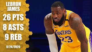 LeBron James scores 26 points, 9 rebounds for Lakers [GAME 4 HIGHLIGHTS] | 2020 NBA Playoffs