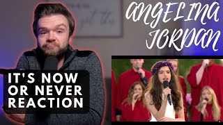 ANGELINA JORDAN - IT'S NOW OR NEVER & WHAT A DIFF'RENCE A DAY MAKES (synced mashup) | REACTION