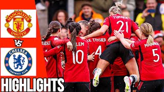 Manchester United vs Chelsea | All Goals & Highlights | Women’s FA Cup Semi Final | 14/04/24