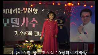 큰룡꿈의음악여행 가수이주란 삼다도소식 10월의마지막밤 모델가수김욱 팬클럽작은음악회 2024년10월31일 드래곤드림뮤직예술단