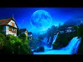 🌐the lovely moon music for dreams soothing ambient music and fantasy moon views ..