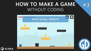 3. How To Make A Game (Push & Pull Objects) Construct 2 Tutorial