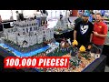 Huge LEGO Black Falcon Shadow Castle with Full Interior! 100,000 Pieces