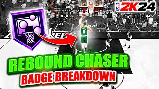 Rebound Chaser Badge Breakdown! What tier do you need this badge on your Center Build in NBA 2K24?