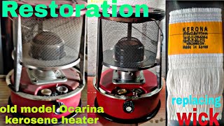 Restoration and repairing old model Ocarina kerosene Heater for Indoor#ocarinakeroseneheater